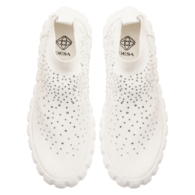 Beyaz Elena Kadın Triko Spor Ayakkabı