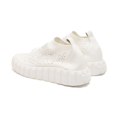 Beyaz Elena Kadın Triko Spor Ayakkabı