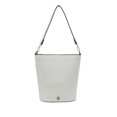 Beyaz Trava Kadın Omuz Askılı Çanta