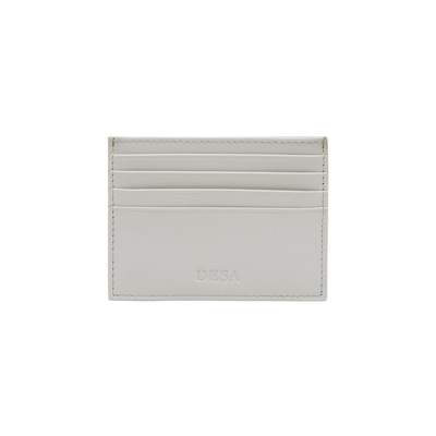 Beyaz Vidal Floter Deri Kartlık