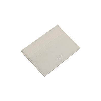 Beyaz Vidal Floter Deri Kartlık