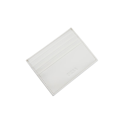 Beyaz Vidal Floter Deri Kartlık