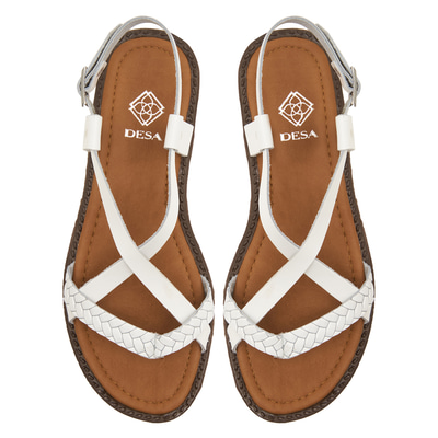 Beyaz Violetta Kadın Sandalet