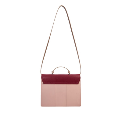 Bianca Pembe Kadın Deri Omuz Çantası