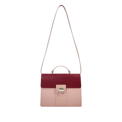 Bianca Pembe Kadın Deri Omuz Çantası