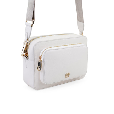 Bingo Beyaz Kadın Deri Omuz Çantası