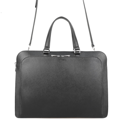 Birdie Siyah Deri Laptop Çantası