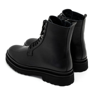 Blasa Siyah Erkek Deri Bot