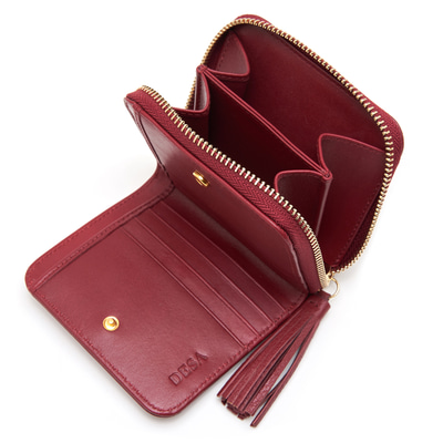 Bordo Kadın Deri Cüzdan