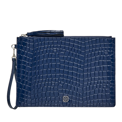 Bouleau Kadın Kroko Baskılı Deri Portföy Çanta