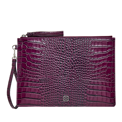 Bouleau Kadın Kroko Baskılı Deri Portföy Çanta