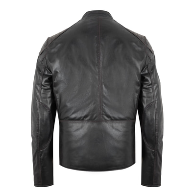 Breyon Kahve Erkek Deri Ceket