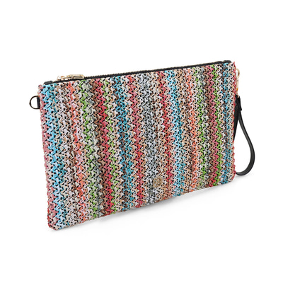 Brisa Renkli Kadın Hasır Portföy Çanta