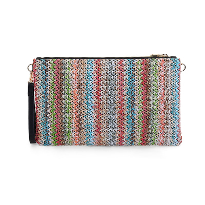 Brisa Renkli Kadın Hasır Portföy Çanta