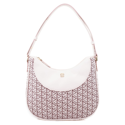 Brote Bej Kadın Monogram Omuz Çantası