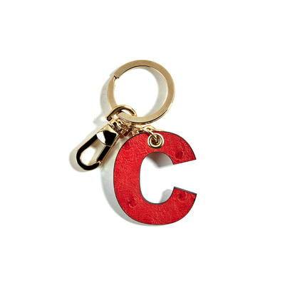 C Harfi Deri Anahtarlık