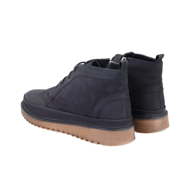 Caitlyn Siyah Erkek Fermuarlı Nubuk Deri Bot