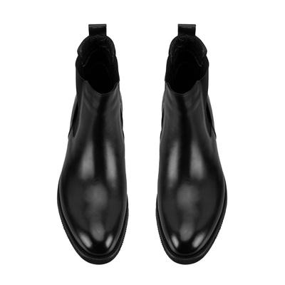 Calistane Siyah Erkek Deri Bot