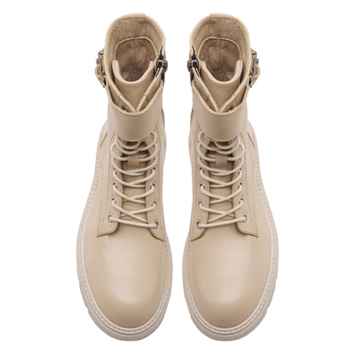 Campinella Bej Kadın Deri Bot