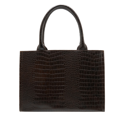 Carey Kahve Kadın El Çantası