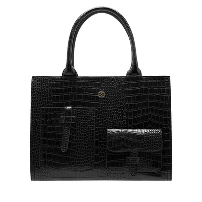 Carey Siyah Kadın El Çantası