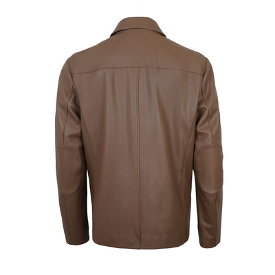 Carlino Kahve Erkek Deri Mont