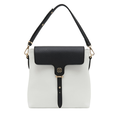 Carmen Beyaz Kemerli Kadın Omuz Çantası