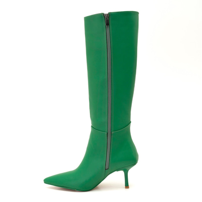 Carmen Yeşil Kadın Topuklu Çizme