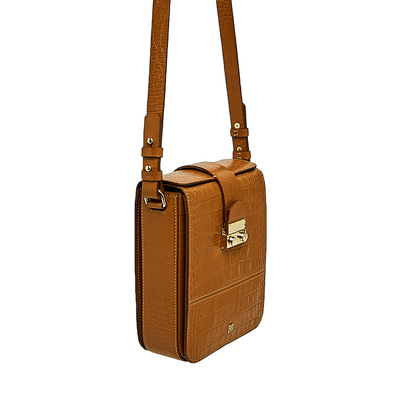 Carta Kadın Kroko Baskılı Deri Omuz Askılı Çanta