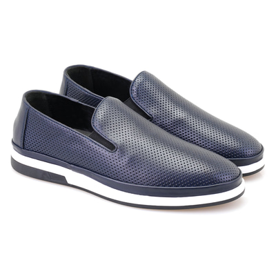 Casey Lacivert Erkek Deri Günlük Ayakkabı