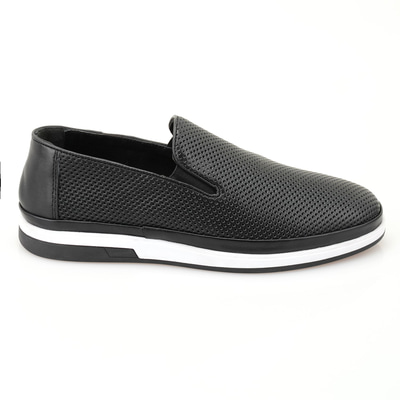 Casey Siyah Erkek Deri Günlük Ayakkabı