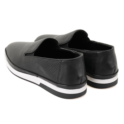 Casey Siyah Erkek Deri Günlük Ayakkabı