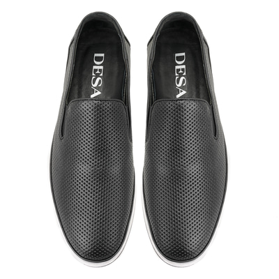 Casey Siyah Erkek Deri Günlük Ayakkabı