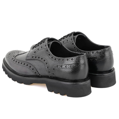 Casey Siyah Erkek Deri Klasik Ayakkabı