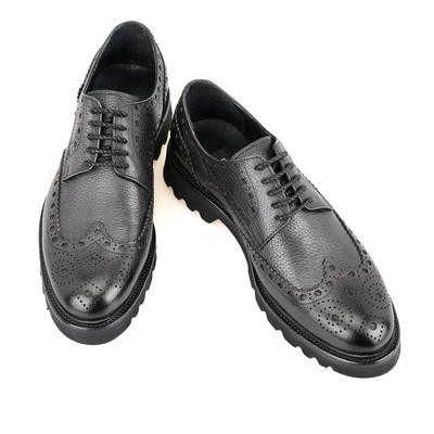 Casey Siyah Erkek Deri Klasik Ayakkabı