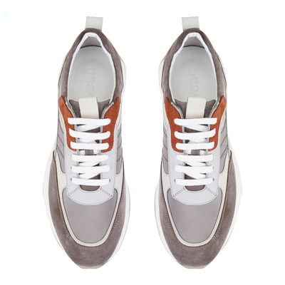 Caspian Gri Erkek Deri Spor Ayakkabı