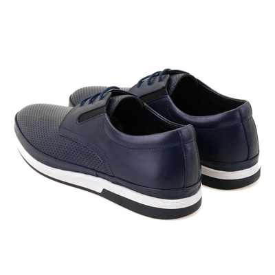 Celia Lacivert Erkek Deri Günlük Ayakkabı