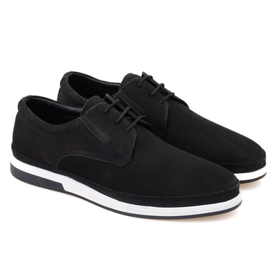 Celia Siyah Erkek Deri Günlük Ayakkabı