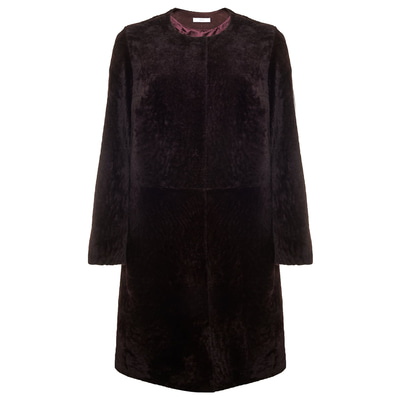 Celile Mor Kadın Kürk Kaban