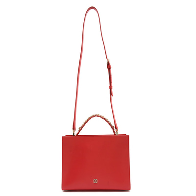 Chaıny Kırmızı Kadın Deri El Çantası 