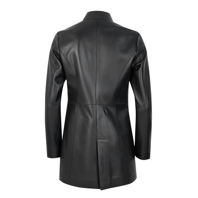 Cherlin Siyah Kadın Deri Mont