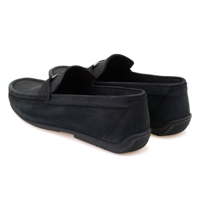 Chevi Siyah Erkek Deri Loafer