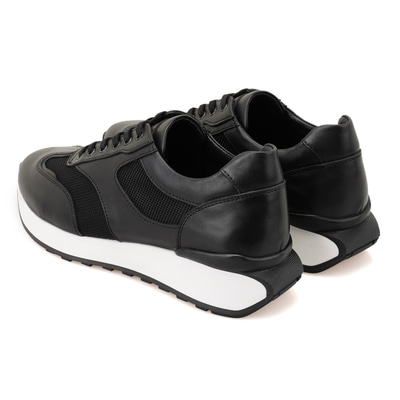 Clara Siyah Erkek Deri Spor Ayakkabı