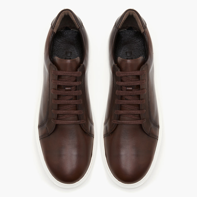 Cliff Kahve Erkek Deri Spor Ayakkabı