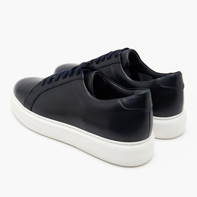 Cliff Lacivert Erkek Deri Spor Ayakkabı