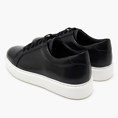 Cliff Siyah Erkek Deri Spor Ayakkabı