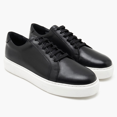 Cliff Siyah Erkek Deri Spor Ayakkabı