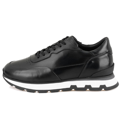 Clovis Siyah Erkek Deri Spor Ayakkabı
