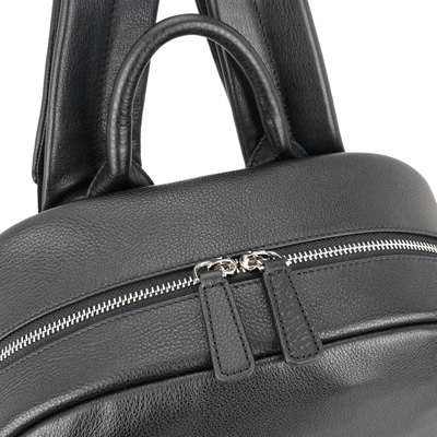 Coleman Siyah Deri Sırt Çantası