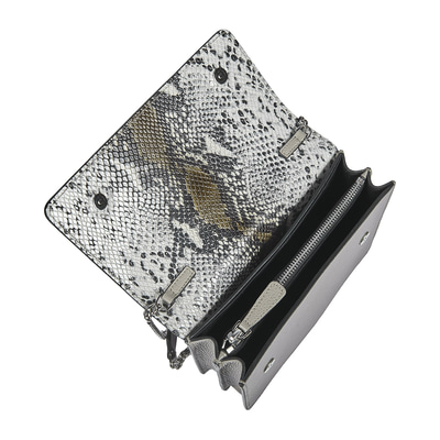 Conda Kadın Yılan Baskılı Deri Omuz Askılı Çanta